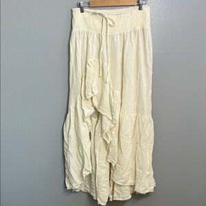 Free People cream Maxi Skirt